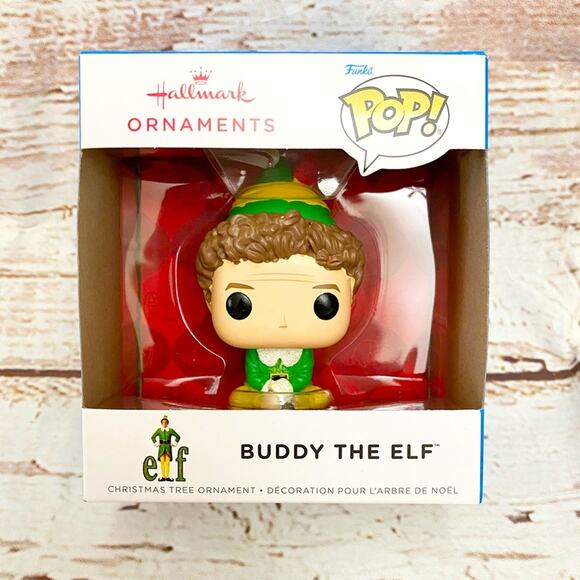 HALLMARK ORNAMENTS Funko Pop Buddy the Elf Christmas Tree Ornament - Picture 1 of 2